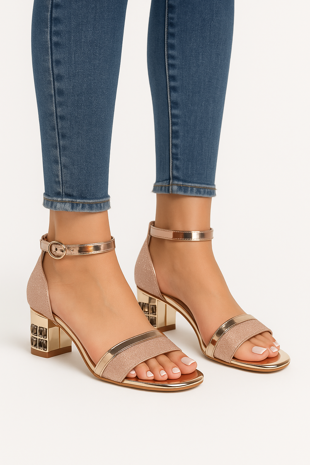 Elegante Damen Pumps mit niedrigem Absatz – Bequeme Schuhe