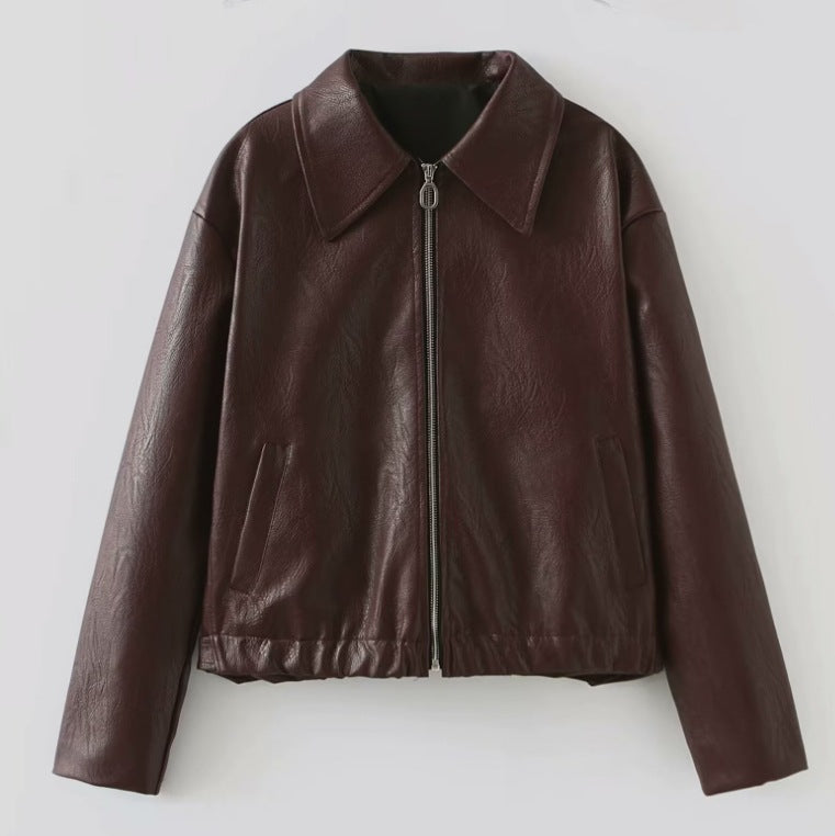 Damen Jacke Kunstleder – Stylisch, Zeitlos & Vielseitig Für Herbst & Winter