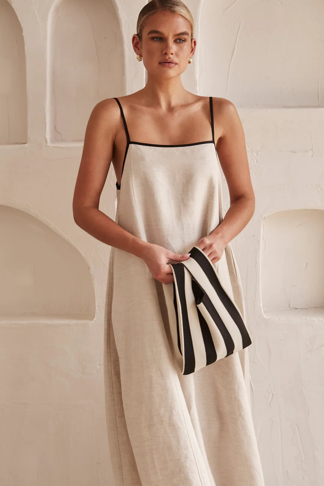 Lange Linnen Jurk Dames | Classy