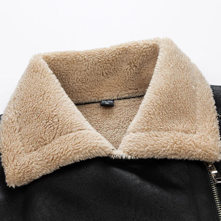 Damen Weste Aus Kunstleder Mit Teddyfutter – Warm, Stylish & Gefüttert