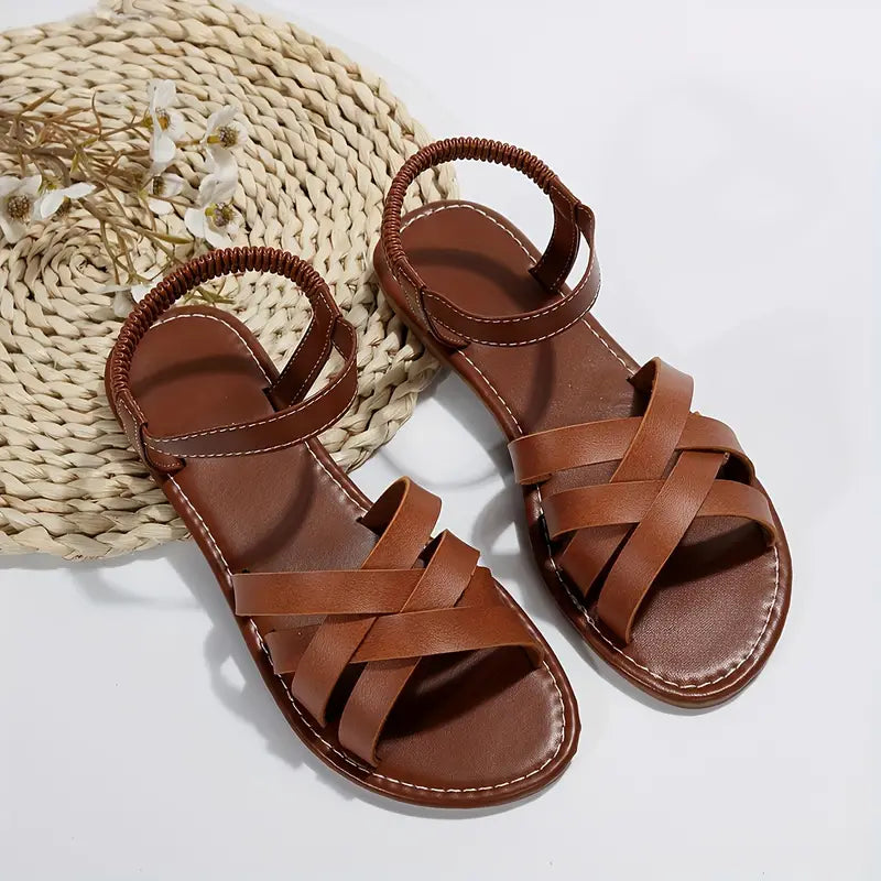 Bequeme Damen Sandalen – Flach, Elegant & Atmungsaktiv