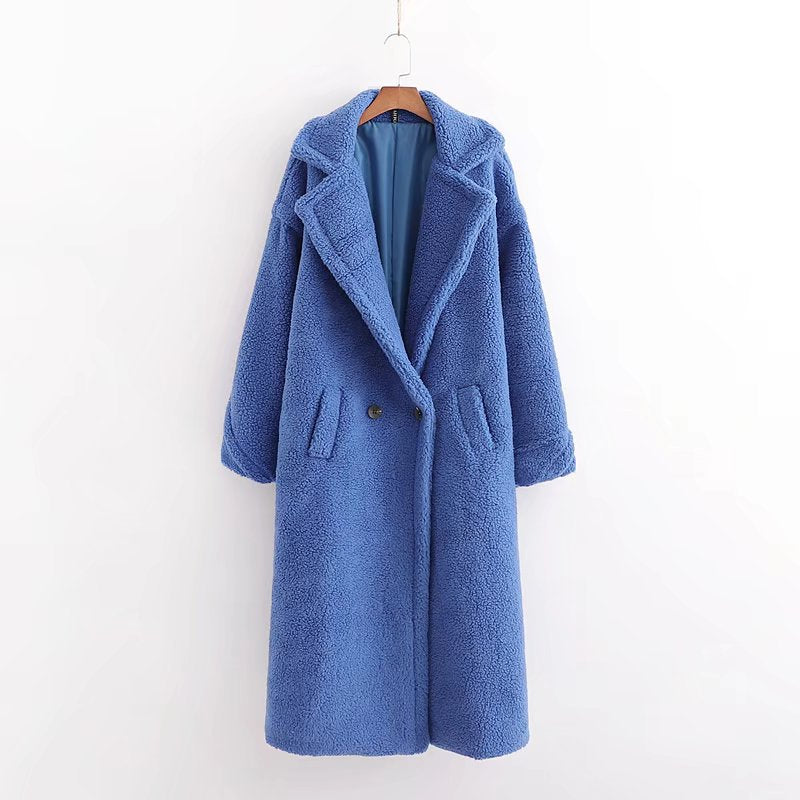 Damen Teddy Mantel – Kuschelig, Warm & Stilvoll Für Herbst & Winter