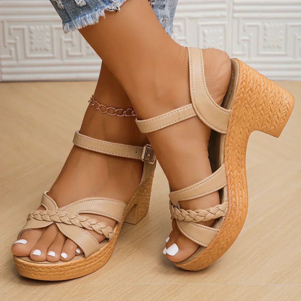 Lässige Absatzsandalen – Eleganz & Komfort