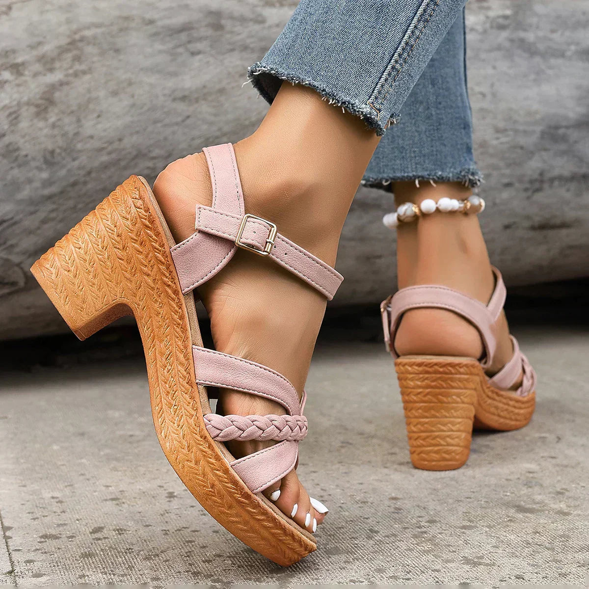 Lässige Absatzsandalen – Eleganz & Komfort