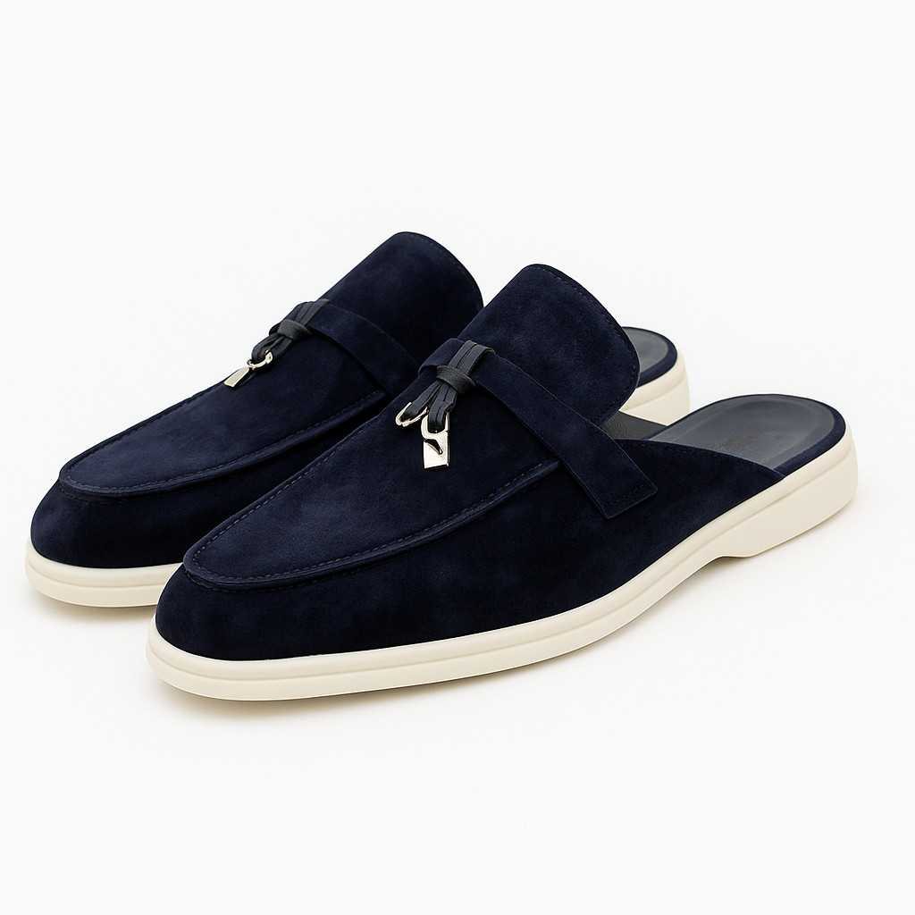 Bequeme Damen Mules aus Echtleder – Elegante Slip-On Slipper