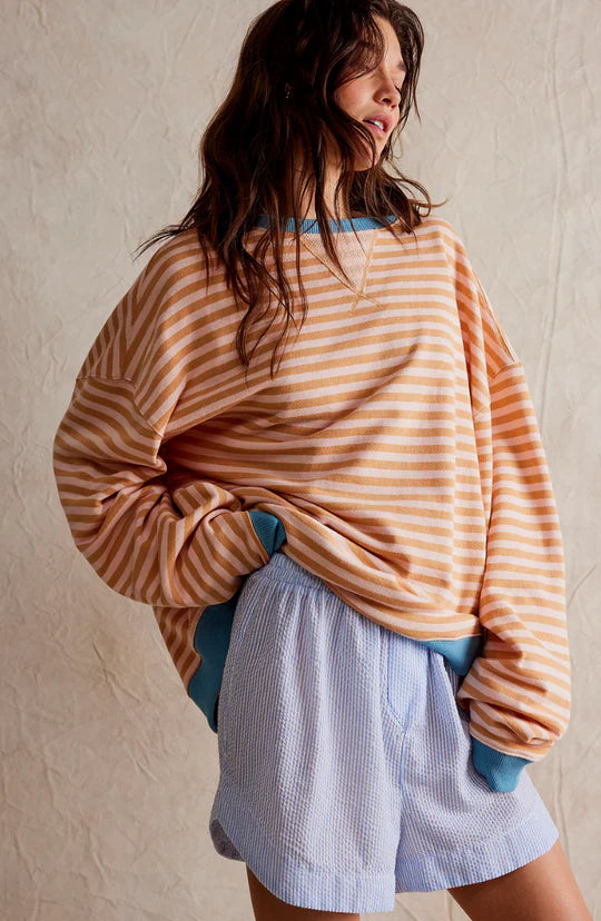 damen-oversize-sweatshirt-gestreift-beige-blau