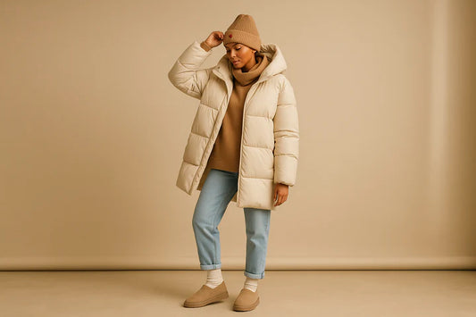 Damen Steppjacke Kurz Mit Kapuze – Warm Gefüttert Für Freizeit & Alltag