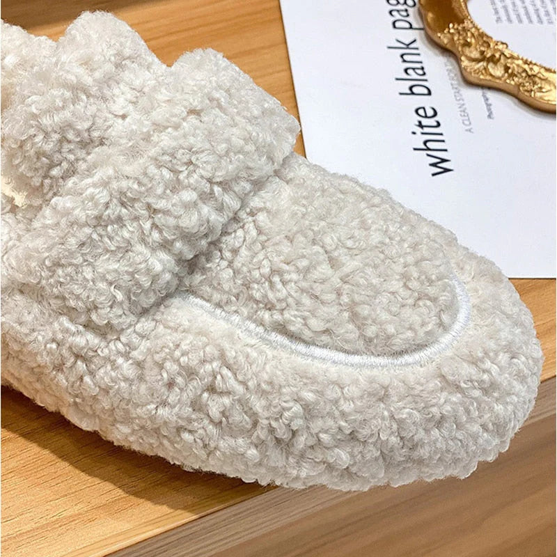 Damen Teddy Loafers – Bequeme & Warme Schuhe Für Herbst & Winter