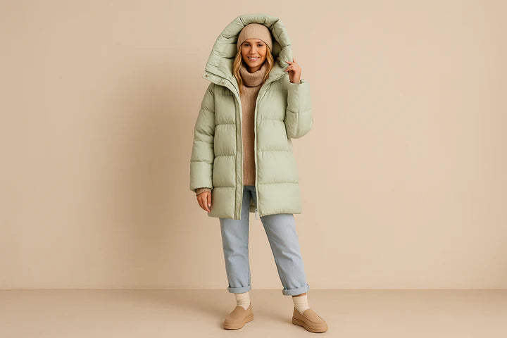 Damen Steppjacke Kurz Mit Kapuze – Warm Gefüttert Für Freizeit & Alltag