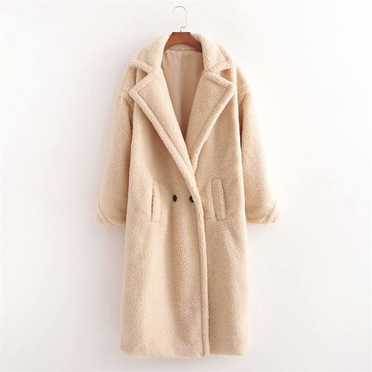 Damen Teddy Mantel – Kuschelig, Warm & Stilvoll Für Herbst & Winter