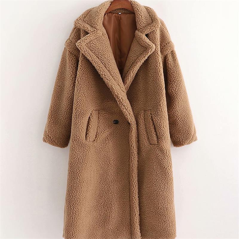 Damen Teddy Mantel – Kuschelig, Warm & Stilvoll Für Herbst & Winter