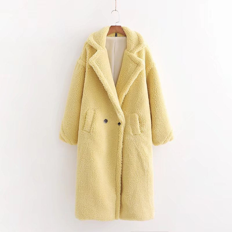 Damen Teddy Mantel – Kuschelig, Warm & Stilvoll Für Herbst & Winter