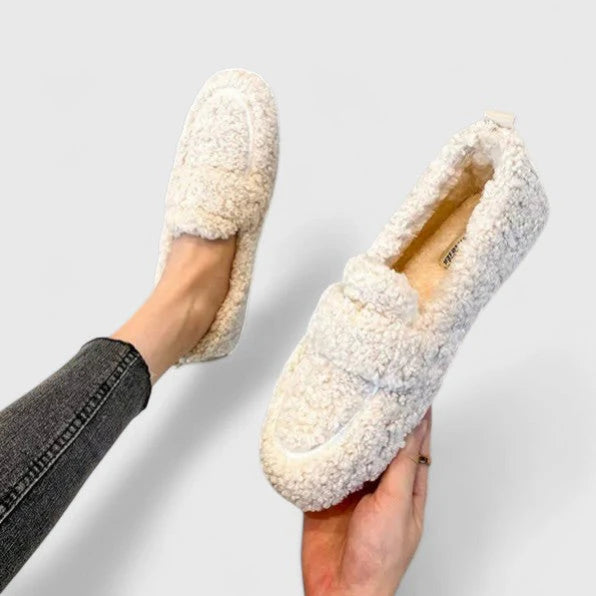 Damen Teddy Loafers – Bequeme & Warme Schuhe Für Herbst & Winter