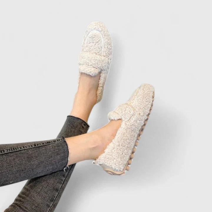 Damen Teddy Loafers – Bequeme & Warme Schuhe Für Herbst & Winter