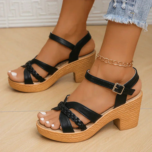Lässige Absatzsandalen – Eleganz & Komfort