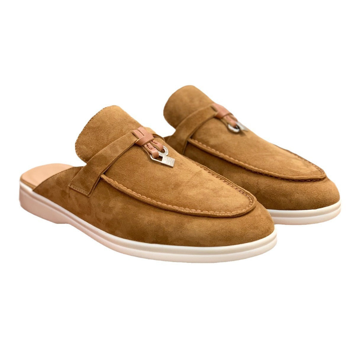 Bequeme Damen Mules aus Echtleder – Elegante Slip-On Slipper